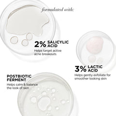 IT Cosmetics 3% lactic acid with gentle exfoliation visual cue