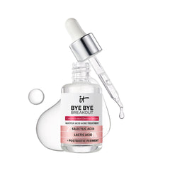 IT Cosmetics Bye Bye Breakout Serum bottle showing lightweight formula for clearer skin