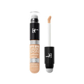 IT Cosmetics Bye Bye Dark Spots Concealer tube close-up shows precise spot concealing with natural finish