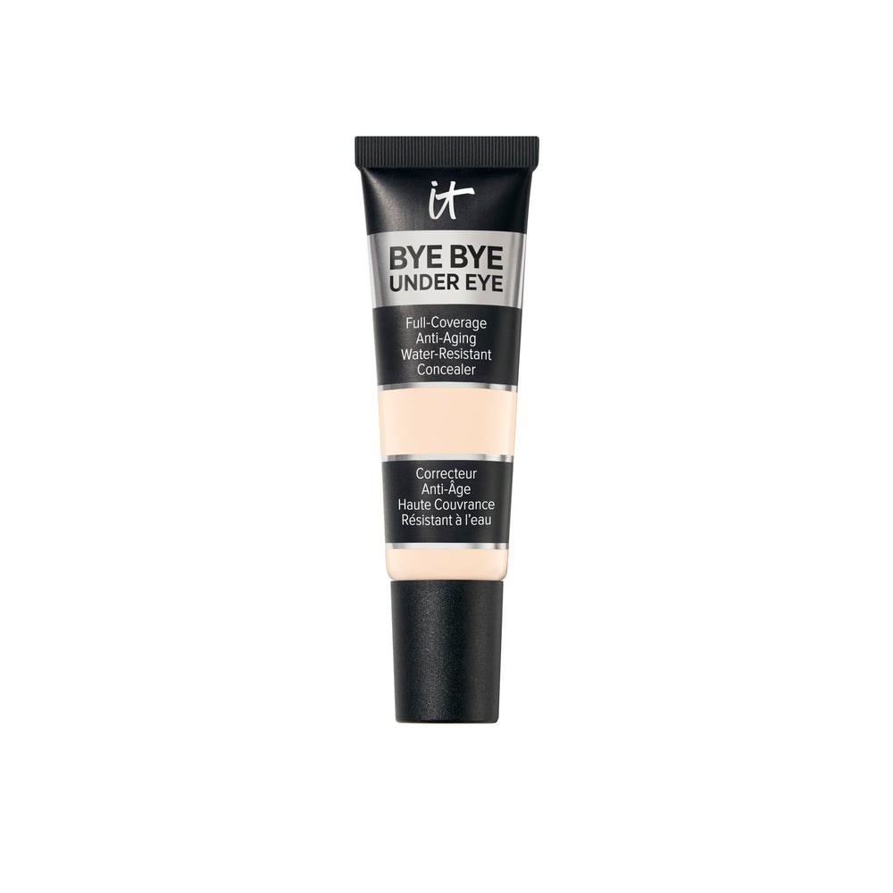 IT Cosmetics Bye Bye Under Eye Concealer Light packaging for travel-friendly, long-wear coverage