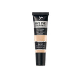 IT Cosmetics Bye Bye Under Eye Concealer Light Tan tube close-up delivers creamy full-coverage.