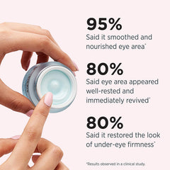 Lifestyle shot featuring IT Cosmetics Bye Bye Under Eye Cream in daily use.