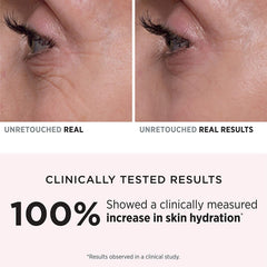 Textural detail of IT Cosmetics Bye Bye Under Eye Cream for smooth application.