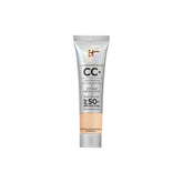 IT Cosmetics CC+ Cream Travel light-medium bottle offers buildable coverage for a natural finish.