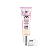 IT Cosmetics CC+ Illumination bottle with pump for full-coverage glow and even skin tone.