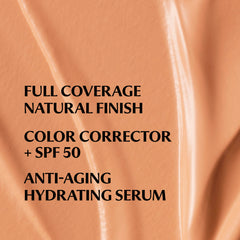 IT Cosmetics CC+ Cream Tan Cool bottle pump close-up highlights SPF 50+ and lightweight wear.