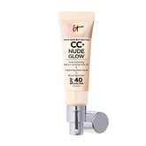 IT Cosmetics CC+ Nude Glow pump-application for lightweight coverage