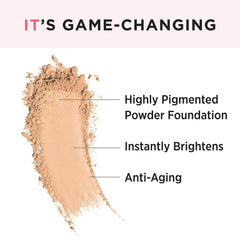 IT Cosmetics Celebration Foundation Illumination open compact shows luminous powder for buildable coverage