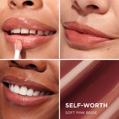 IT Cosmetics Confidence in a Serum Lip Gloss petal applicator for precise application