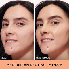 IT Cosmetics Do It All Radiant Concealer swatch in medium tan neutral blending smoothly