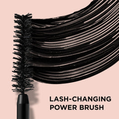 IT Cosmetics Superhero Mascara lashes before and after prove length and volume potential.