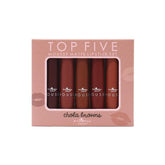 Italia Deluxe burnt orange swatches show creamy matte color with soft texture.