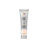 IT Cosmetics CC+ Cream Travel pump shows easy application for a flawless finish