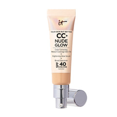 IT Cosmetics CC+ Nude Glow medium bottle with SPF 40 for radiant skin