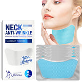 ITECFREELY neck wrinkle patch hero image showing discreet smoothing of neck lines