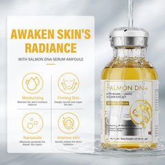 ITECFREELY Salmon DNA Serum packaging close-up for compact design