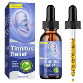ITECFREELY tinnitus drops bottle shows convenient home relief for ringing ears.