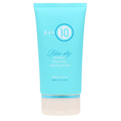 It's a 10 Miracle Blow Dry Styling Balm bottle showing frizz control and shine