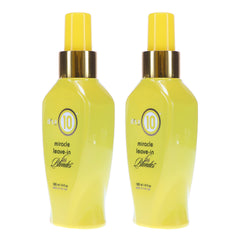 Its A 10 Miracle Blonde Leave-In bottle close-up shows brass-neutralizing color-correcting potential