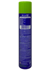 Its a 10 Haircare Miracle Finishing Spray mist enables quick-drying styling with control