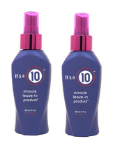 It's a 10 Haircare Miracle Leave-In bottle duo pack for frizz control and shine.