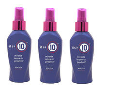 It's a 10 Haircare Miracle Leave-In bottle in a 3-pack for on-the-go hydration