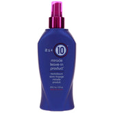 It's a 10 Haircare Miracle Leave-In bottle front for frizz control and shine.