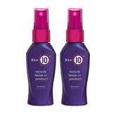 It's a 10 Miracle Leave-In bottle front view for detangling and shine.