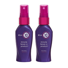 It's a 10 Miracle Leave-In bottle front view for detangling and shine.