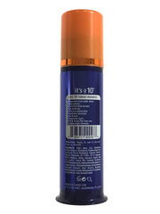 It's a 10 Haircare Miracle Leave-In Potion Plus Keratin product application for lightweight conditioning.