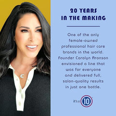It's a 10 Haircare Miracle Styling Mousse on a short style, lifts and shapes confidently.