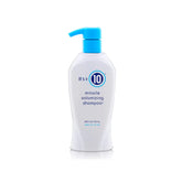 It's a 10 Haircare Miracle Volumizing Shampoo bottle boosts volume with clarifying cleanse.