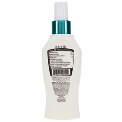 It's a 10 Miracle Blow Dry H2O Shield spray on sections for faster drying and shine.