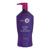 It's A 10 Miracle Daily Conditioner bottle pour demonstrates hydrating, frizz-fighting formula.