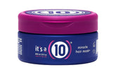 It's a 10 Miracle Hair Mask jar closeup for deep conditioning and shine.