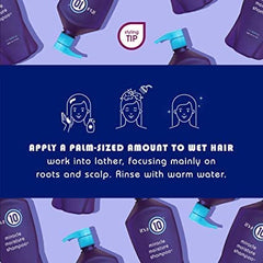 It's A 10 Miracle Moisture Shampoo color vibrancy on swatches demonstrates lasting brilliance.