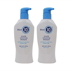 it's a 10 Miracle Volumizing Shampoo bottle provides lightweight body