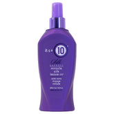 It's A 10 Silk Express Miracle Silk Leave-In bottle—ultra silky finish for smoother styling.