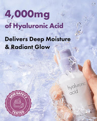 Its Skin Hyaluronic Acid Moisture Serum pump in action delivering controlled hydration