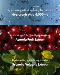 Its Skin Serum texture being applied with fast absorption and non-sticky feel