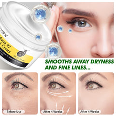 ITSDAWN snail mucin 92% face cream on skin application shows smooth, non greasy finish