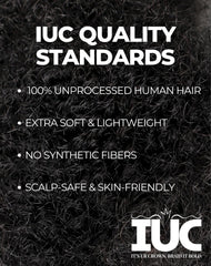 IUC Afro Kinkys bulk curl close-up highlighting tight 4C coils for defined styles