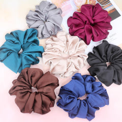 IVARYSS classic solid colors scrunchie highlighted for versatile daily wear