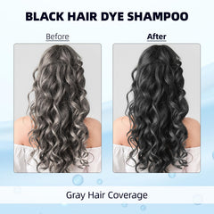 Ivnil Black Hair Dye Shampoo gloves ready for simple application without mess.