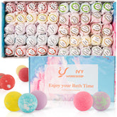 IvyWorkshop bath bombs gift box image shows premium packaging ideal for gifting