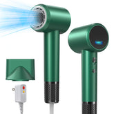 IWAANYI professional hair dryer 150000rpm motor delivers fast drying with reduced heat damage.