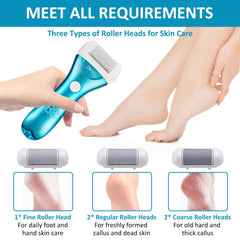 IWEEL foot file indicates safe wet and dry use for versatile foot care
