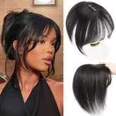 Iwig hair toppers front view with 360° bangs for natural volume.