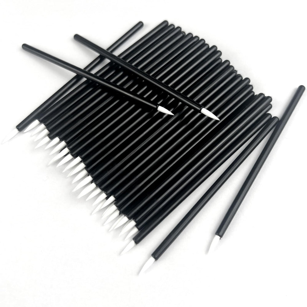 Jaasuee disposable eyeliner brushes pack enables clean, professional makeup sessions.