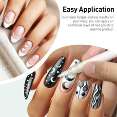 Jaasuee precision white-tip marker offers clean edges for crisp French tips.